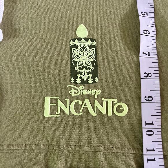Disney Green Encanto Bruno Hooded Spirit Jersey Sz S Oversized - Picture 3 of 8
